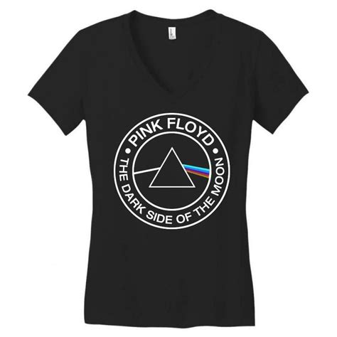 Pink Floyd Womens V Neck T Shirt Pink Floyd T Shirt V Neck T Shirt