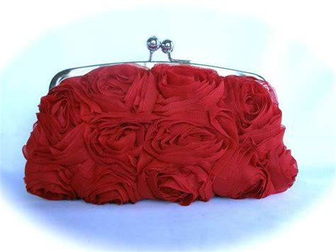 Red Roses Clutch Bag Clutch Bag Purses Red Roses