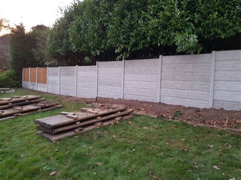 "Concrete Gravel Boards - Fencing and Gardening Contrator Nottingham"