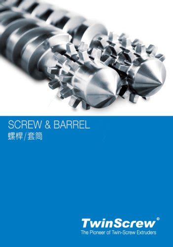 Tutti I Cataloghi E Le Schede Tecniche Twin Screw Ind Co Lid