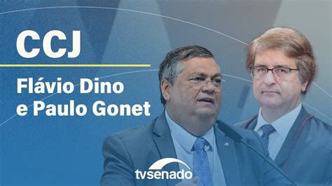 Ao vivo CCJ realiza as sabatinas de Flávio Dino para o STF e Paulo