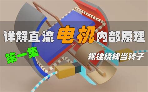 动画详解直流电机工作原理！太直观哔哩哔哩bilibili