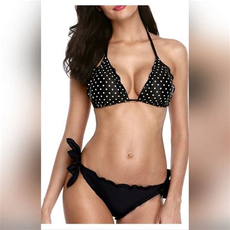 Charmleaks Swim Charmleaks Women Small Halter Bikini Swimsuit New