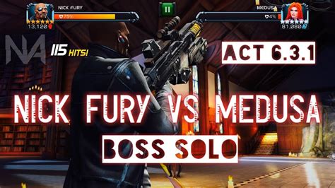 Nick Fury Vs Act 6 3 1 Medusa Boss YouTube