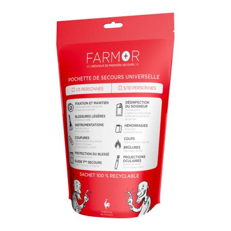 Trousse De Secours Fabrication Fran Aise Farmor Premiers Secours