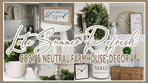 Cozy Summer Farmhouse Refresh Decorate With Mehome Decor Inspiration