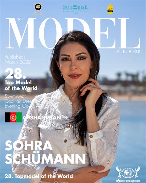 Top Model Afghanistan 2021Sohra Schümann - Topmodel Of The World