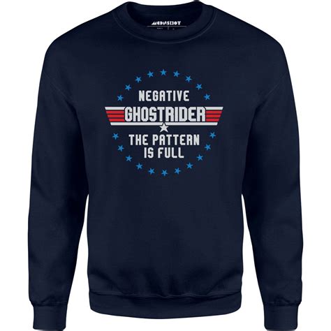 Negative Ghostrider The Pattern Is Full Unisex Sweatshirt M00nshot