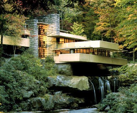 P U S H Fallingwater House Frank Loyd Wright