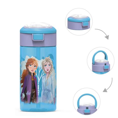 Zak Designs Disney Frozen 2 Movie 18 Ounce Water Bottles Anna And Elsa