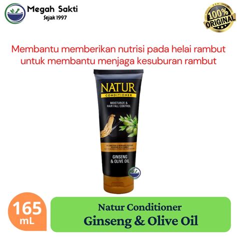 Jual Megah Sakti Natur Hair Conditioner Gingseng And Olive Oil Ml