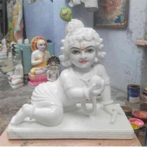 White Marble Bal Gopal Statue For Worship At Rs 1200 In Alwar Id