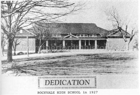 1927 Rockvale High School Dedication Rutherford County Tennessee