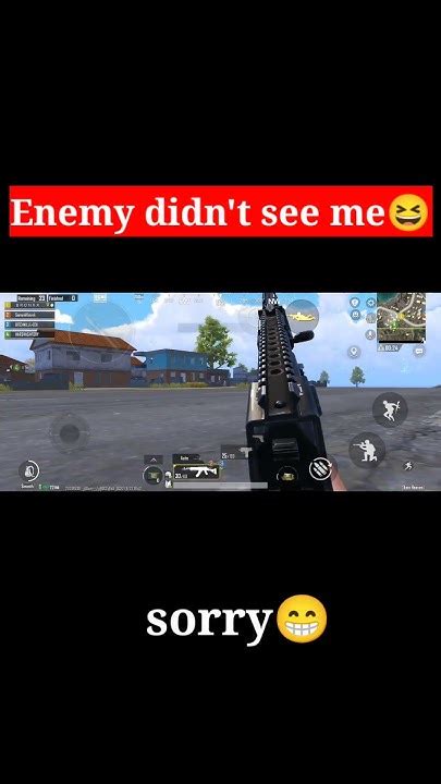 Enemy Didnt See Me😆bgmi💥 Bgmi Pubgmobile Shorts Youtube