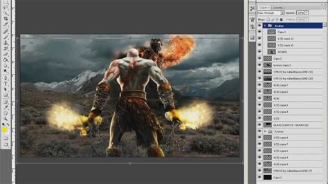 Speedart Wallpaper Kratos Vs Kronos Xmiguidfx Youtube