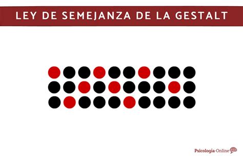 Qu Es La Ley De Semejanza De La Gestalt Y Ejemplos