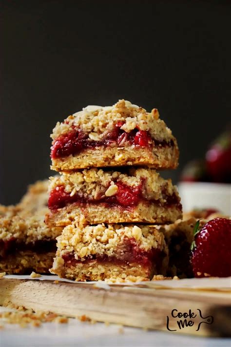 Strawberry Oatmeal Bars Recipe Cookme
