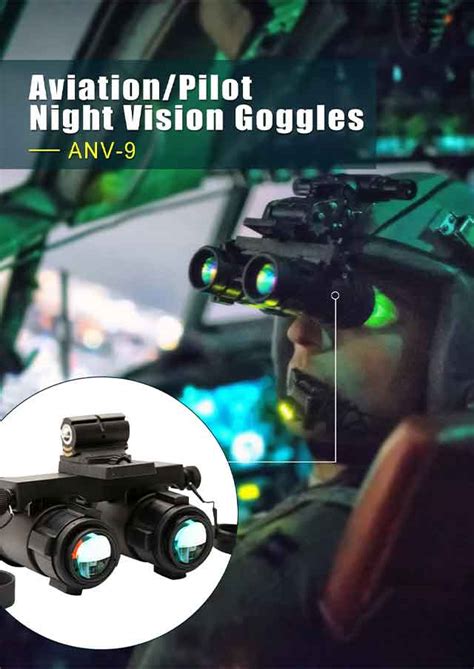 Anv 9 Pilot Night Vision Aviation Night Vision Goggles