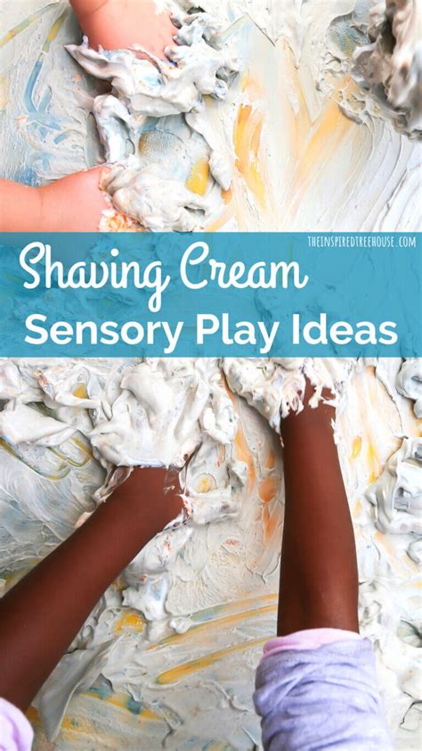 Shaving Cream Sensory Play Ideas The Inspired Treehouse