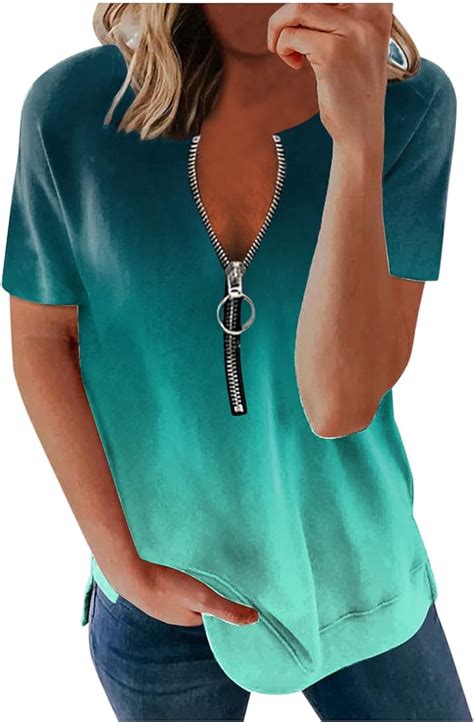 Tshirt Damen Cut Out Cold Shoulder T Shirt Große Größen Sommer