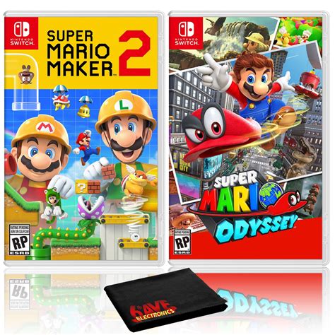 Super Mario Maker 2 + Super Mario Odyssey - Two, Nintendo Switch ...