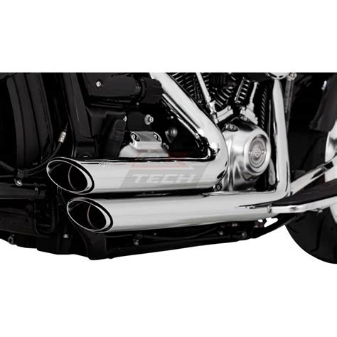 Vance Hines Shortshots Staggered Exhaust System Chrome