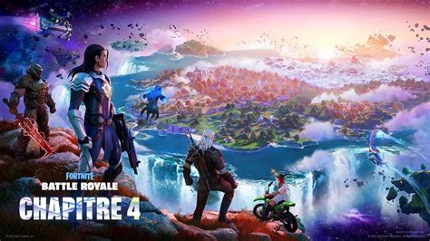 Dans Le Chapitre De Fortnite Battle Royale Arpentez Un Nouveau