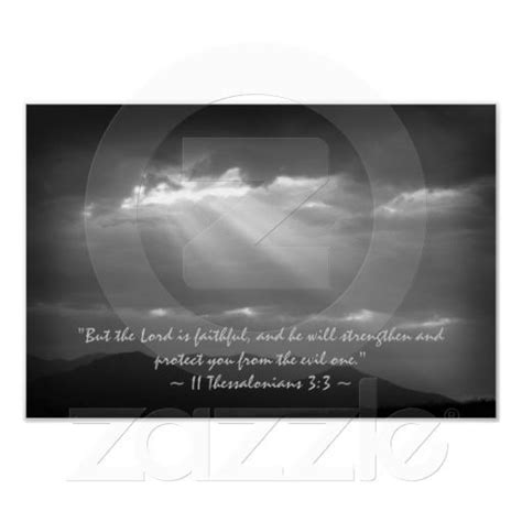 2 Thessalonians 3 3 Poster Zazzle Bible Verse Posters Christian