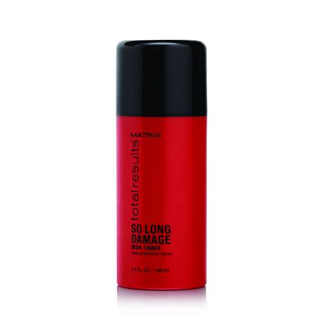 Matrix Total Results So Long Damage Iron Tamer Heat Protective Lotion ...