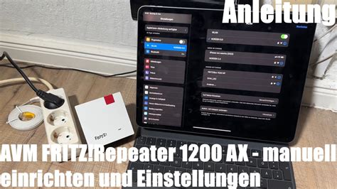 Avm Fritz Repeater Ax Manuell Einrichten Pc Mac Oder Ipad Und