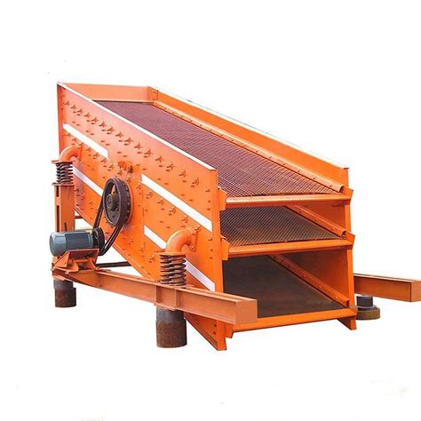 Quality High Efficiency Horizontal Vibrating Screen Gold Mining Linear