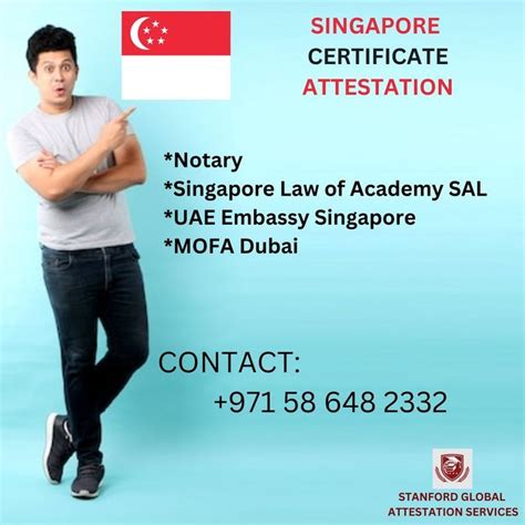 Singapore Certificate Attestation In School Certificates