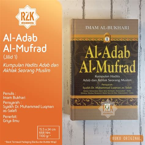 Jual Buku Al Adab Al Mufrad Jilid Jakarta Barat Therzkshop