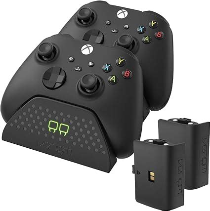 Venom Station De Charge Double Avec 2 Batteries Rechargeables Noire