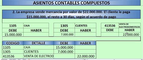 10 Curso Básico De Contabilidad Registros Contables Con Mas De Dos