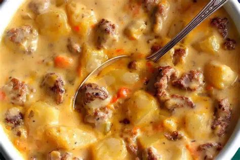 Indulge In Creamy Potato And Hamburger Soup A Culinary Delight I
