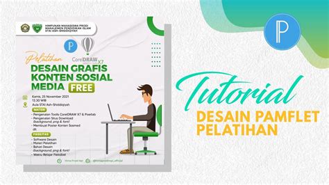 [free Plp] Cara Desain Pamflet Pelatihan Desain Pixellab Tutorial