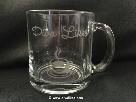 Personalized Coffee Mugs From Glass With A Twist | Diva Likes