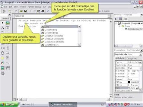 Funciones En Visual Basic Youtube