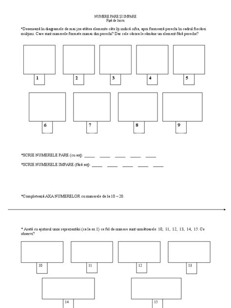 Numere Pare Si Impare Pdf