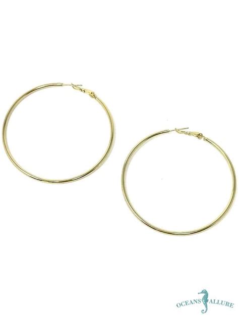 60mm GFB Hoop Earrings Oceans Allure