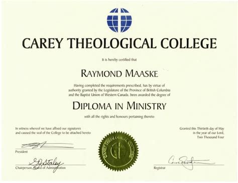 Theology Degree from Carey College | PPT