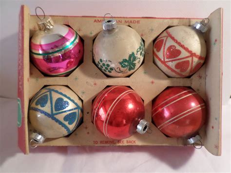 6 Coby Ornaments Made In Usa 1950s Christmas Christmas Decorations Christmas Ornaments