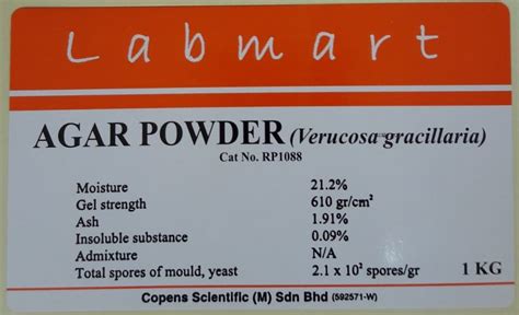 Agar Powder Culture Agar Ab Lab Mart