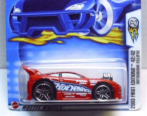 Mitsubishi Eclipse Hot Wheels Car First Editions Bright Red Metal Collection Carded