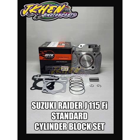 Mtk Suzuki Raider J 115 Fi Standard Cylinder Block Set Shopee Philippines