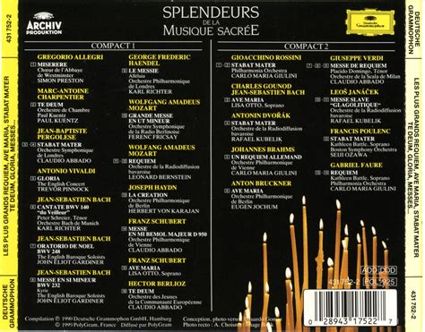 Release Splendeurs De La Musique Sacr E Cd By Gioachino Rossini