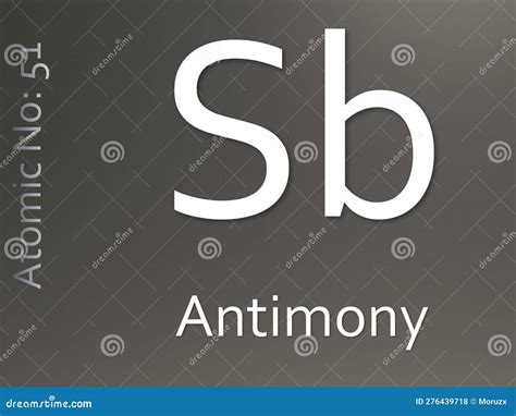 Antimony Symbol Hexagon Frame Royalty-Free Stock Photography ...