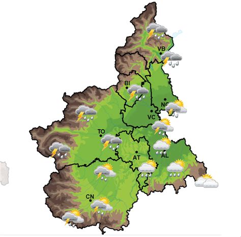 Meteo Piemonte Tra Oggi E Domani Ancora Temporali Di Forte Intensit