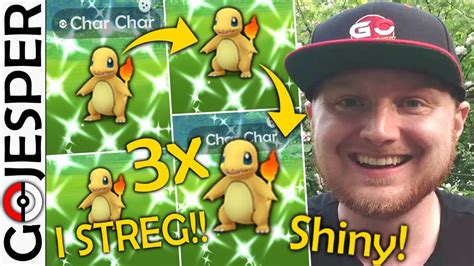 X Shiny I Streg Charmander Community Day Classic Dansk Pok Mon Go